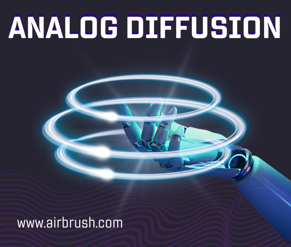 Airbrush analog diffusion