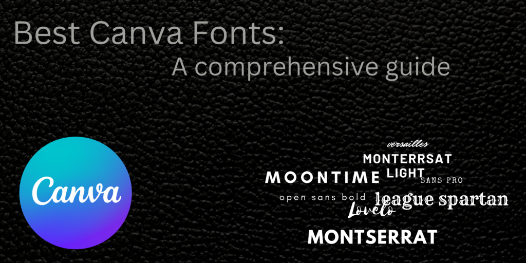 canva fonts