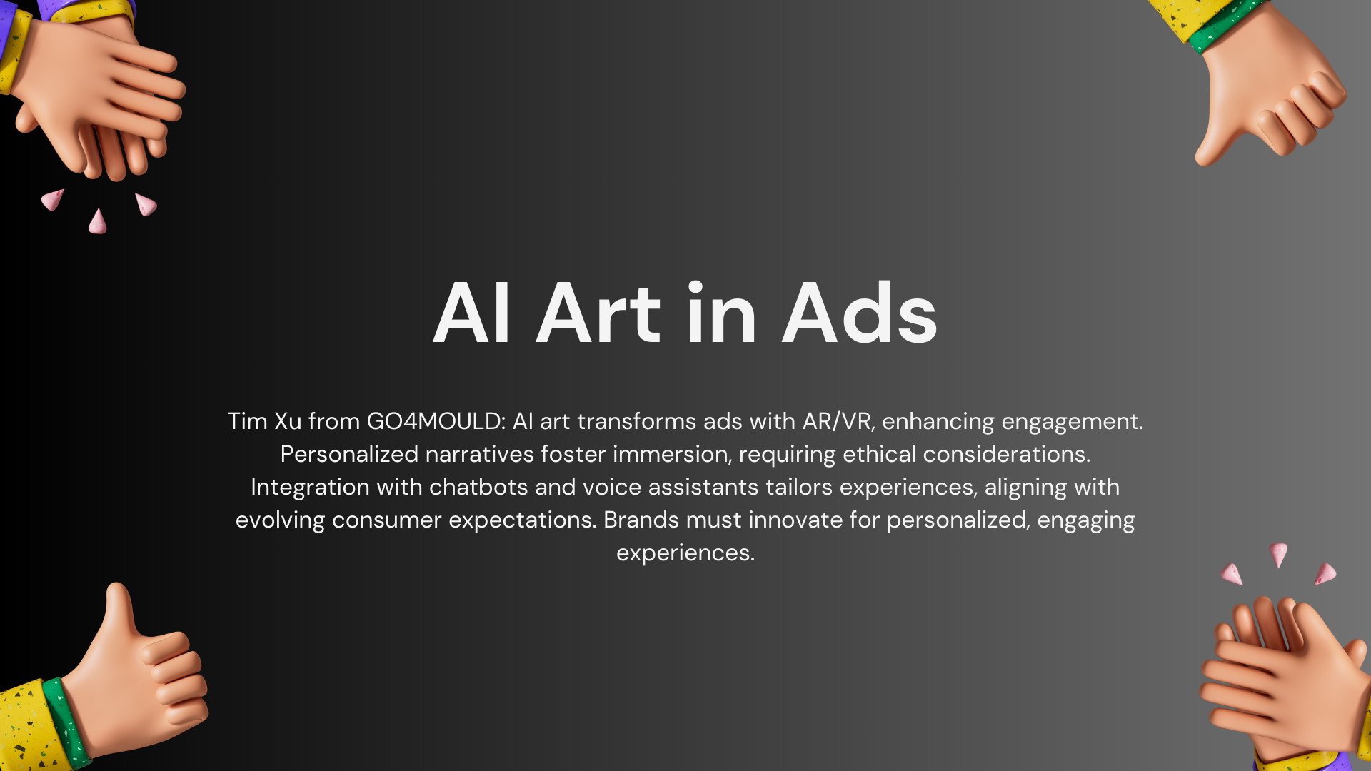 ai art generator in immersive advertising